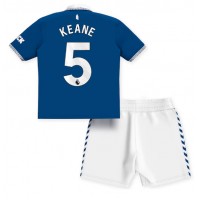Camisa de time de futebol Everton Michael Keane #5 Replicas 1º Equipamento Infantil 2023-24 Manga Curta (+ Calças curtas)